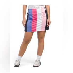 GOLFTINI PINK LABEL Color Block Long Connection Pull On Skort Women’s Size Small